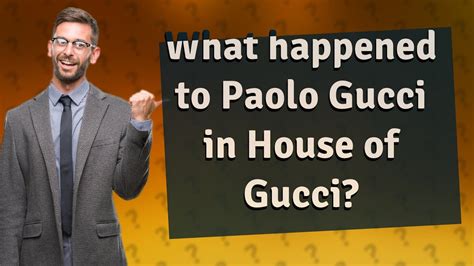 gucci empire history|what happened to paolo Gucci.